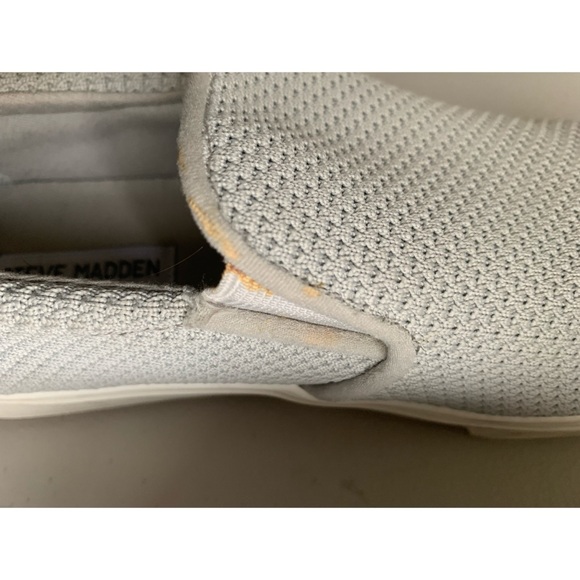 Steve Madden Gray Mesh Slip Ons Women’s Size 8.5 - Picture 6 of 6
